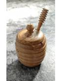 Ξύλινο χειροποίητο βαζάκι