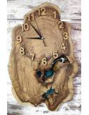 Wooden handmade clock