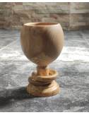 Handmade wooden wine glass