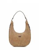 Tan women's shoulder bag