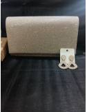 Clutch in gold color