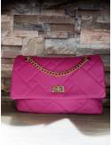Τσάντα ώμου/χιαστή φουξια
